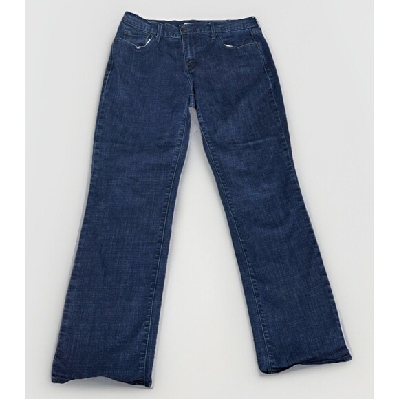 Levi 505 Jeans Women's Size 30 Straight Leg Dark Wash 28" Inseam 10" Rise - Picture 1 of 8